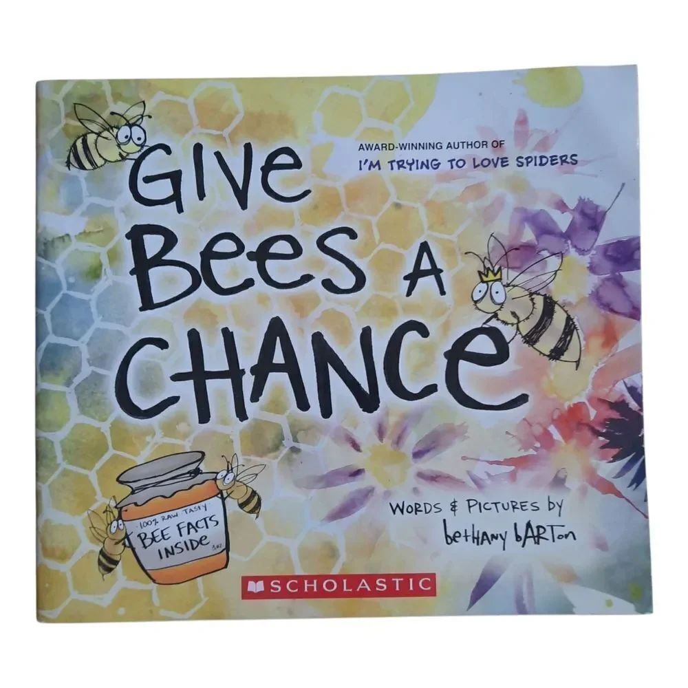 Scholastic Fun Bee Facts Book with Red and Yellow Accents